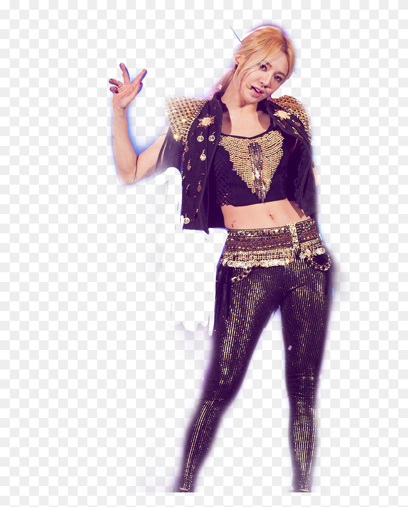 628x983 Hyoyeon Sticker Girl, Dance Pose, Leisure Activities, Person HD PNG Download
