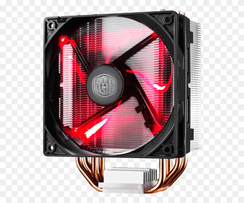 546x641 Hyper 212 Led 160mm Height 150w Tdp Copperaluminum Cooler Master Cpu Cooler, Electronics, Appliance, Computer HD PNG Download