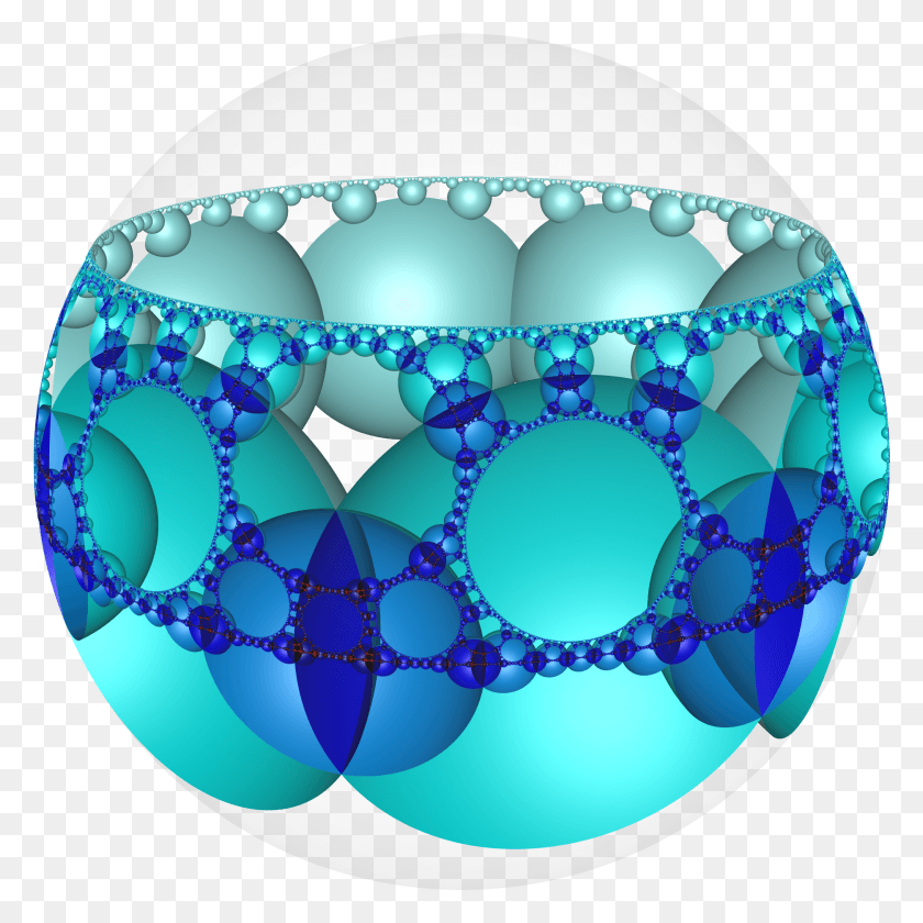 1873x1873 Hyperbolic Honeycomb 5 8 6 Poincare, Sphere, Crystal, Graphics HD PNG Download