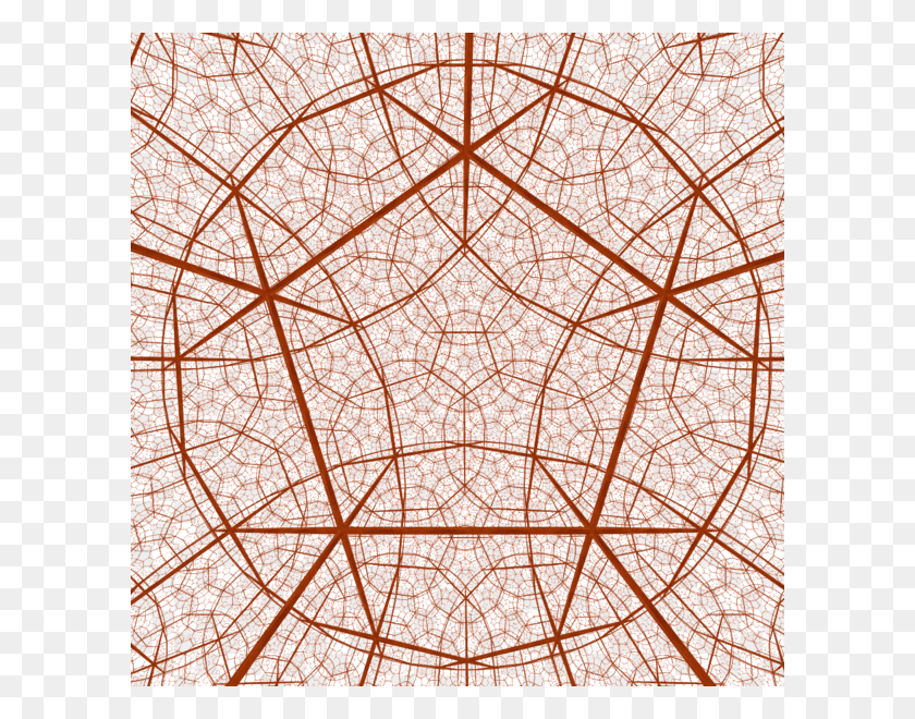 600x600 Hyperbolic Orthogonal Dodecahedral Honeycomb, Rug, Pattern Descargar Hd Png