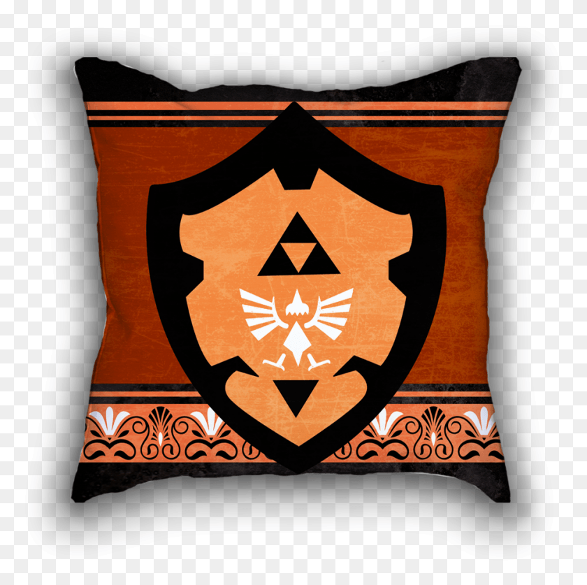 933x930 Hyruleshield Mockup Original Cushion, Pillow, Symbol, Logo Hd Png Скачать
