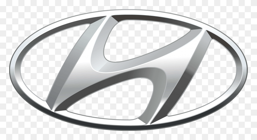 2839x1458 Hyundai Logo Hyundai Emblem, Symbol, Trademark, Ring HD PNG Download