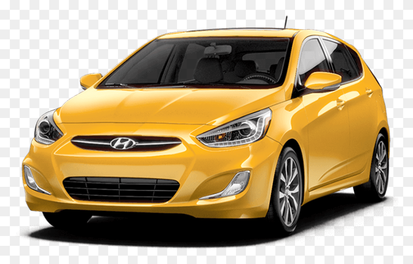 798x489 Hyundai Veloster Hyundai Accent 2017 Yellow, Car, Vehicle, Transportation HD PNG Download
