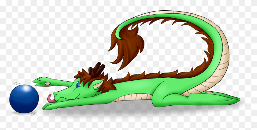 2003x944 I Actually Put Color To A Blep Dragon Cartoon, Animal, Person, Human HD PNG Download