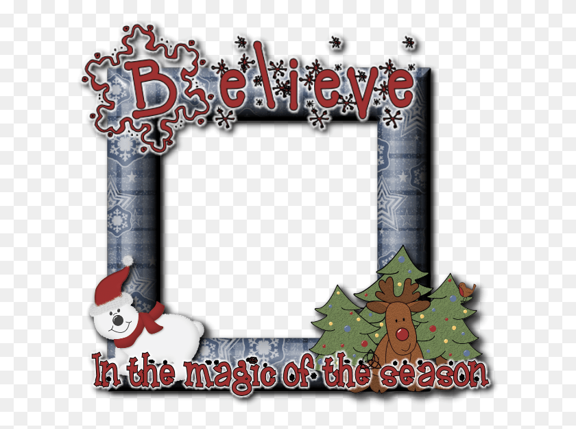619x565 I Also Made A Freebie Frame To Go With This Tutorial Christmas Borders And Frames, Pillar, Architecture, Building HD PNG Download