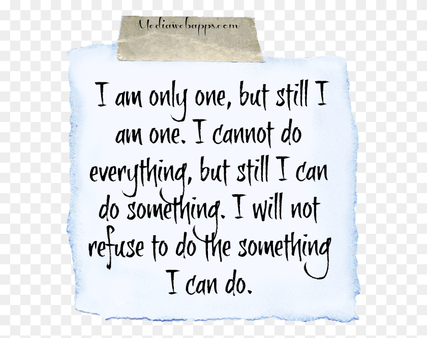 581x605 I Am Only Only But Still I Am One Handwriting, Text, Calligraphy, Cushion HD PNG Download