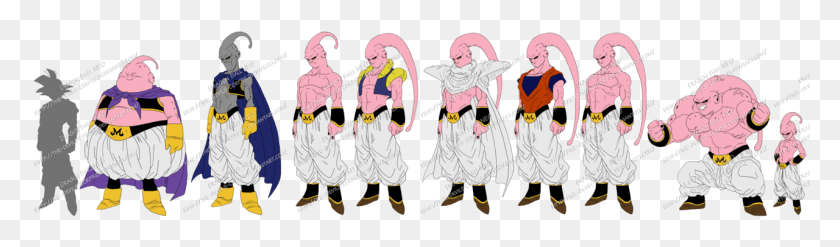 1280x307 I Am Seriously Going To Go Re Watch Dbz Right Now Majin Bu All Forms, Person, Human, Costume HD PNG Download