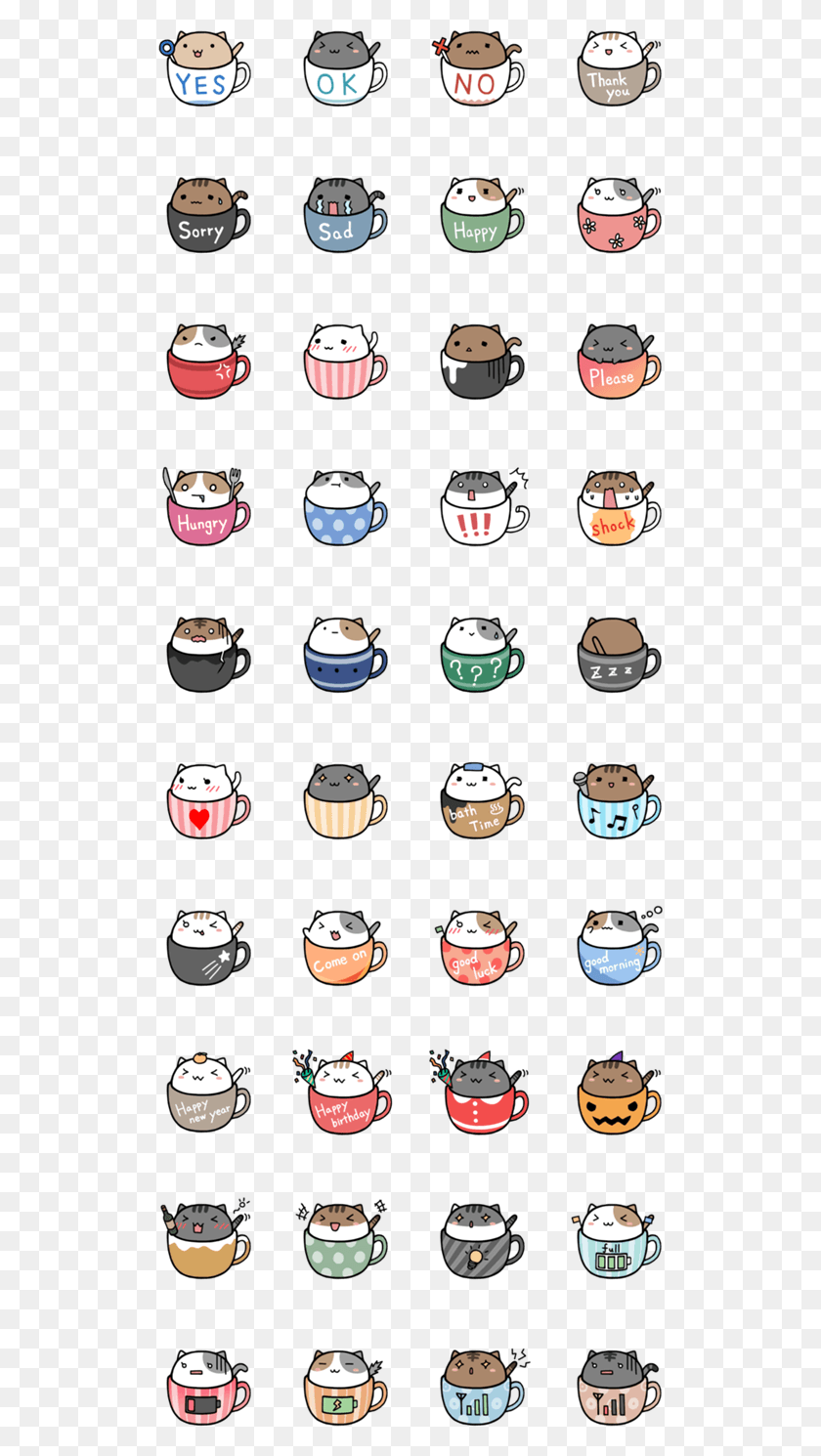 517x1430 I Am Squealing These Are So Cute And Kawaii Cute Cat Kawaii Drawings, Coffee Cup, Cup, Wristwatch HD PNG Download