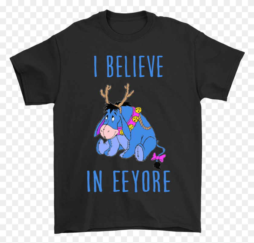 835x795 I Believe In Eeyore Winnie The Pooh Shirts Mickey Mouse Darth Vader Shirts, Clothing, Apparel, T-shirt HD PNG Download