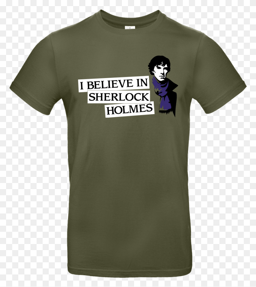 925x1045 Descargar Png / Camiseta I Believe In Sherlock Holmes Png