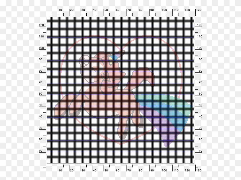 571x570 I Can Print This Off With My Stitches And Rows Numbered Plot, Pattern, Grille HD PNG Download