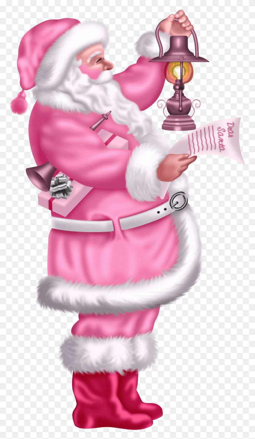 1005x1783 I Can39t Decide If I Adore This Or If It Annoys Me Pink Santa Claus, Person, Human, Figurine HD PNG Download