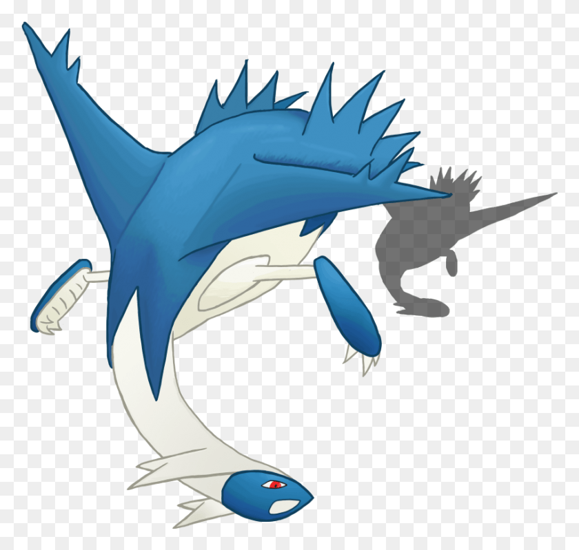 847x803 I Completed Latias And Latios Today Cartoon, Sea Life, Animal, Shark HD PNG Download