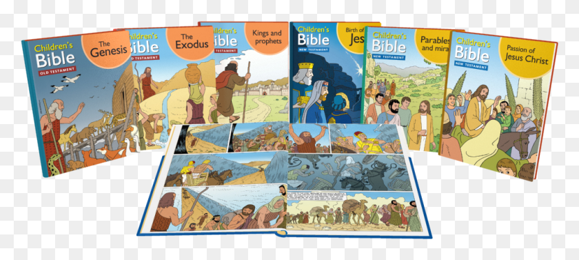 1012x412 I Created The Bible Stories In Comic Book Format To, Person, Human, Comics HD PNG Download