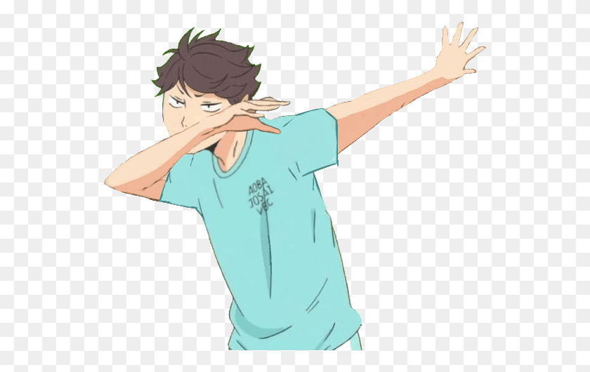 548x470 I Decided To Make A Transparent Version Of The Dabbing Cartoon, Person, Human, Arm HD PNG Download