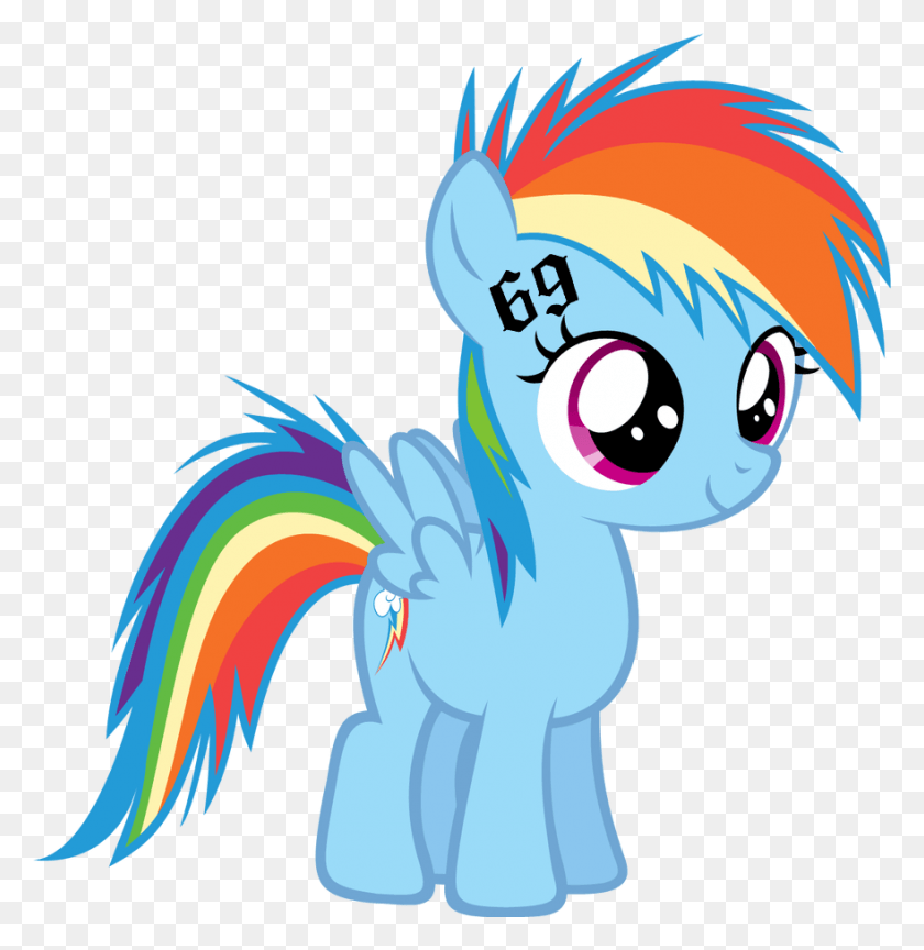 880x908 Descargar Png I Didn39T Know 6Ix9Ine Had A Fursona Mlp Rainbow Dash Filly, Graphics, Face Hd Png