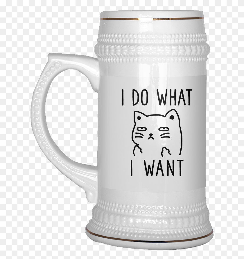 633x829 I Do What I Want Beer Stein Cat Funny Beer Mug Dog Love You More Than You Love Beer, Jug HD PNG Download