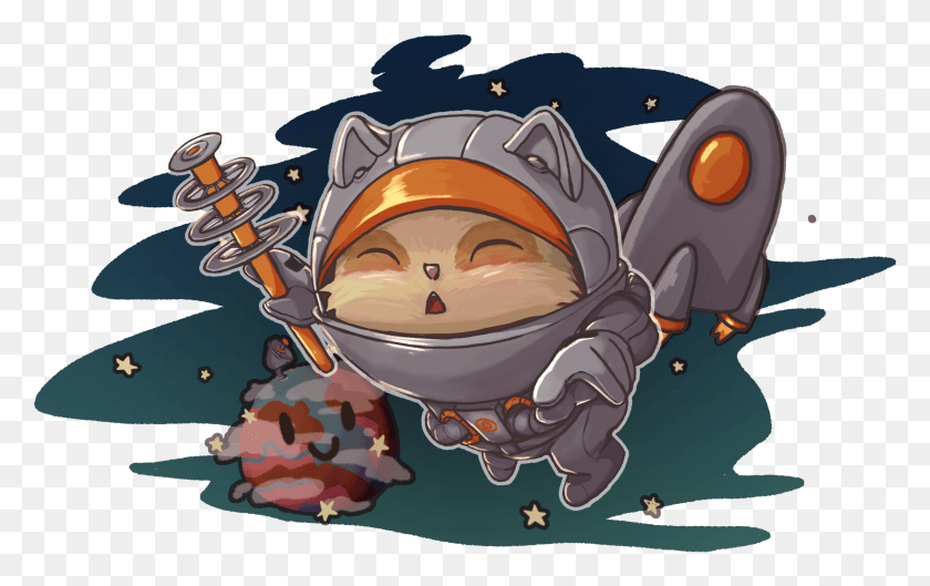 2761x1661 I Drew Astronaut Teemo Two Days Ago But I Changed The Cartoon, Helmet, Clothing, Apparel HD PNG Download