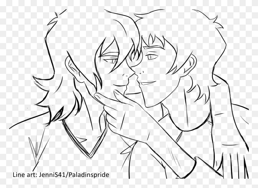 1280x905 I Drew Some Soft And Happy Klance Line Art Tonight Line Art, Outer Space, Astronomy, Universe HD PNG Download