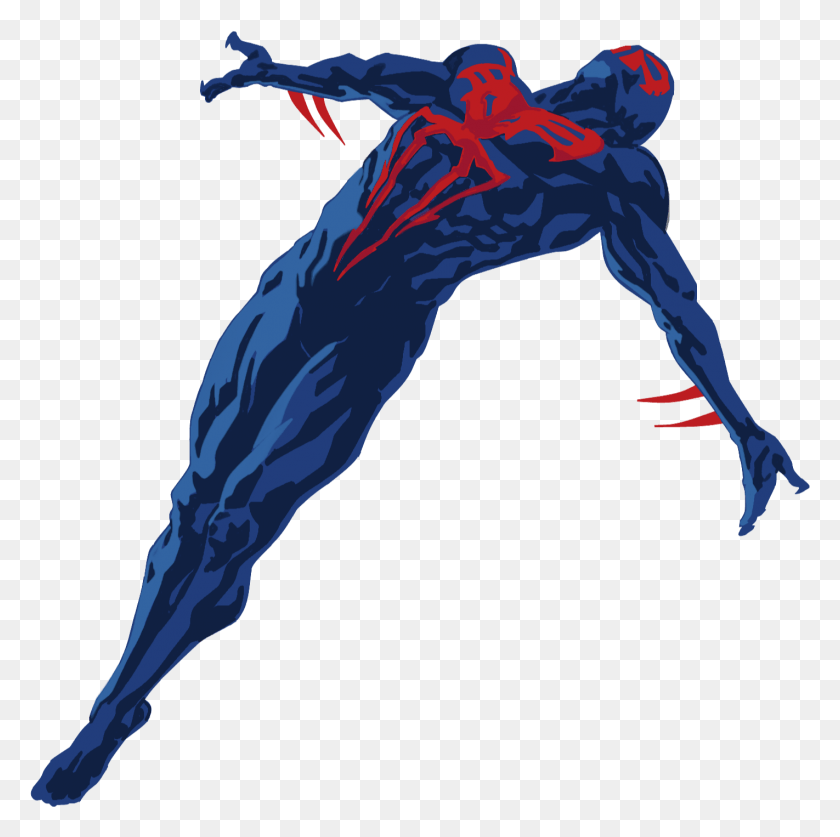 1422x1417 I Drew The 2099 Spidey On My Phonefan Art Illustration, Person, Human, Leisure Activities HD PNG Download