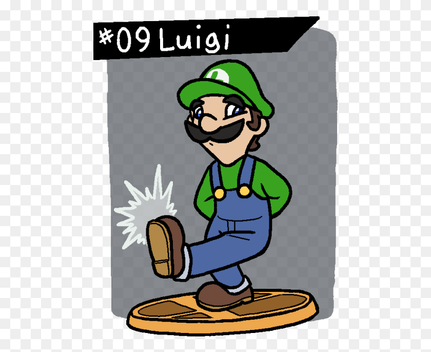 477x625 I Feel Like I Could Have Made This Luigi Smugger Cartoon, Poster, Advertisement, Elf HD PNG Download