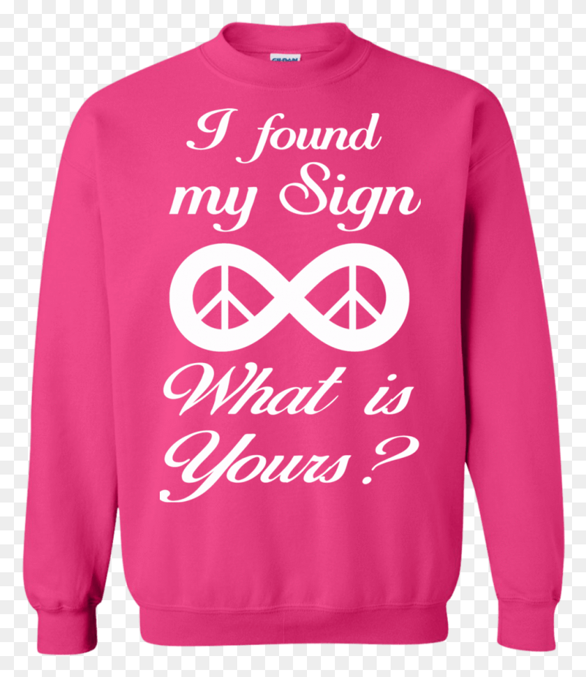 980x1144 I Found My Sign What Is Yours Crew Neck, Clothing, Apparel, Sleeve HD PNG Download
