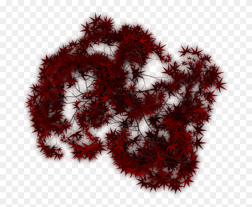 700x629 I Gave It A Slightly Reddish Drop Shadow Here Red Trees Top View, Ornament, Plant, Pattern HD PNG Download