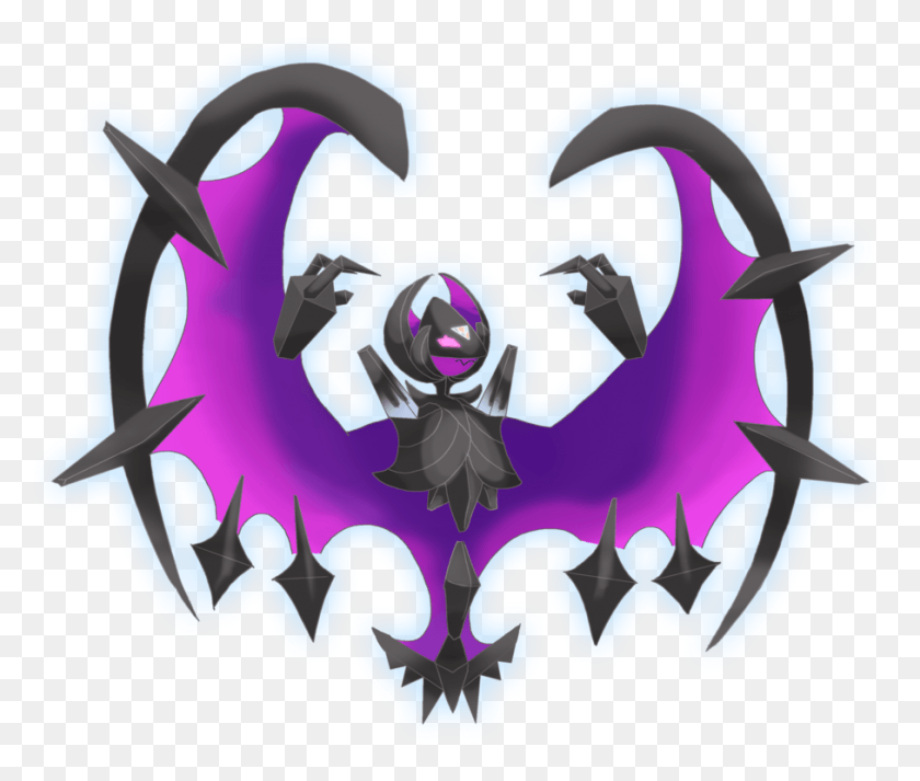 908x761 I Guess The Idea Is That Necrozma Is Some Kind Of Parasit Lunala Dusk, Purple, Graphics HD PNG Download
