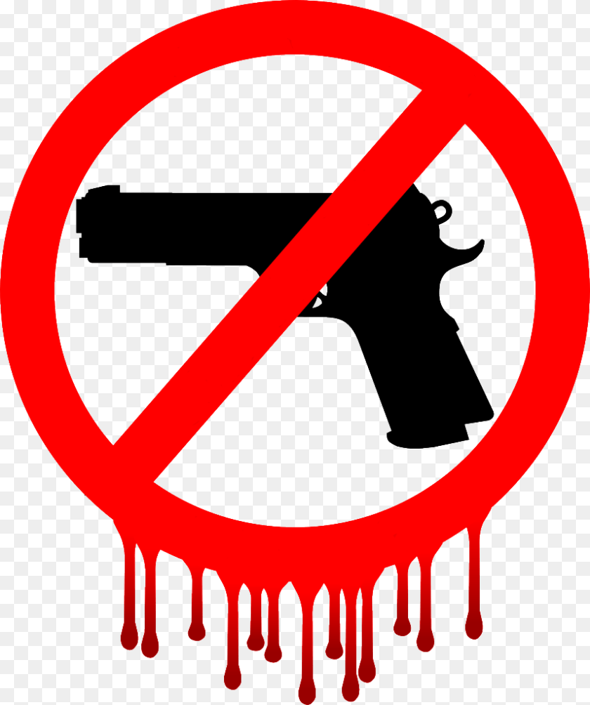 856x1023 I Hate Guns Fish Bicycles, Sign, Symbol, Road Sign, Firearm Clipart PNG