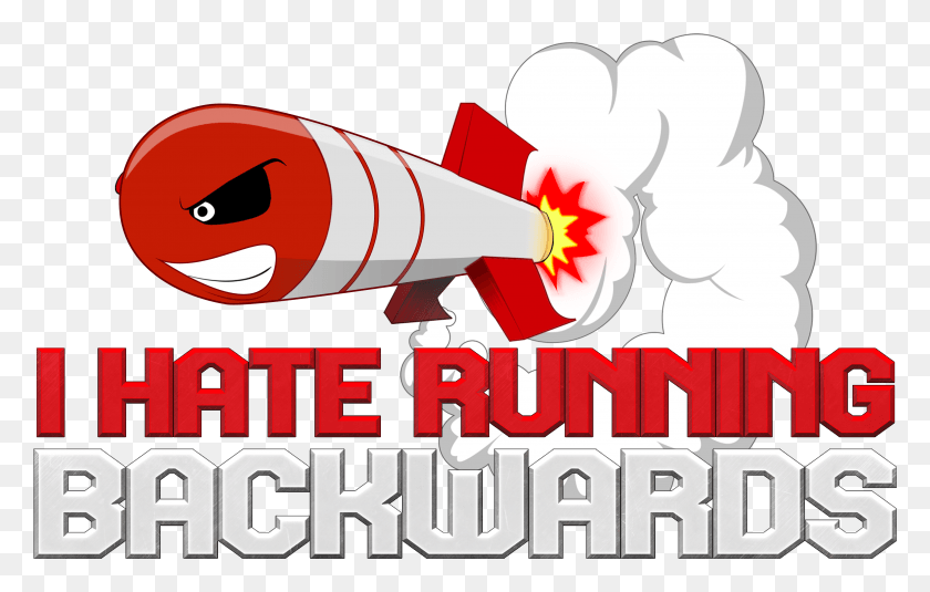 3391x2068 I Hate Running Backwards Hate Running Backwards Logo, Weapon, Weaponry, Bomb HD PNG Download