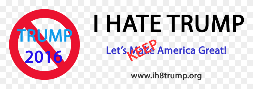 2752x841 I Hate Trump Hate Trump, Text, Alphabet, Logo HD PNG Download