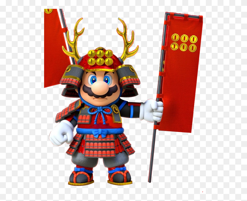540x624 I Knew Miyamoto Was Hinting At Something When He Was Mario Samurai, Toy, Bow, Sport HD PNG Download