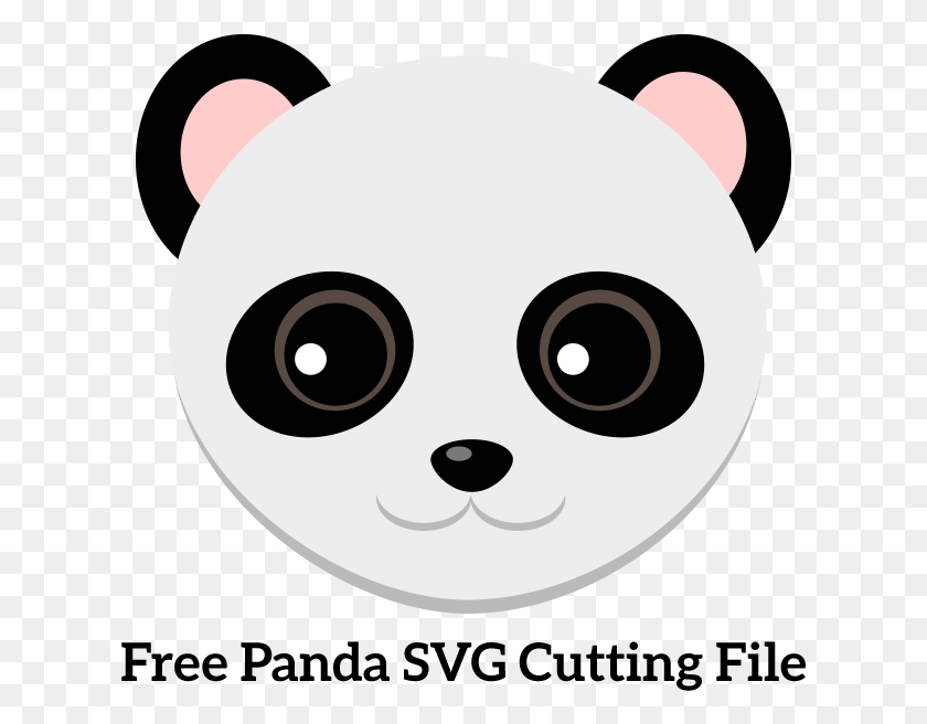 621x596 I Know How Much You All Love Free Svg Files And I Have Panda Cut Out, Disk, Animal, Mammal HD PNG Download