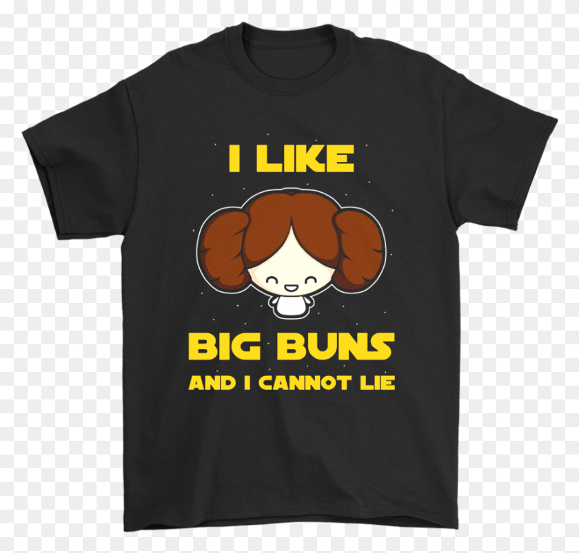 855x815 I Like Big Buns And I Cannot Lie Princess Leia Star Active Shirt, Clothing, Apparel, T-shirt HD PNG Download