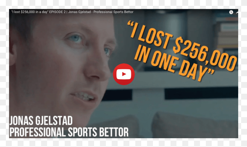 1023x581 I Lost 256000 In A Day Jonas Gjelstad, Person, Human, Face HD PNG Download