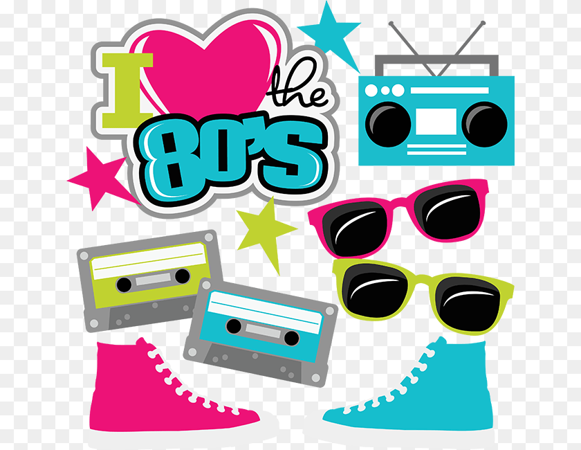 648x650 I Love 80s Love The 80s Svg, Baby, Person, Face, Head Transparent PNG