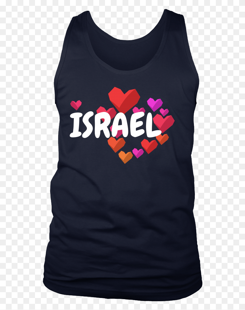 548x1001 I Love Israel Vintage Retro Distressed Star Flag Tank Active Tank, Clothing, Apparel, Pillow HD PNG Download
