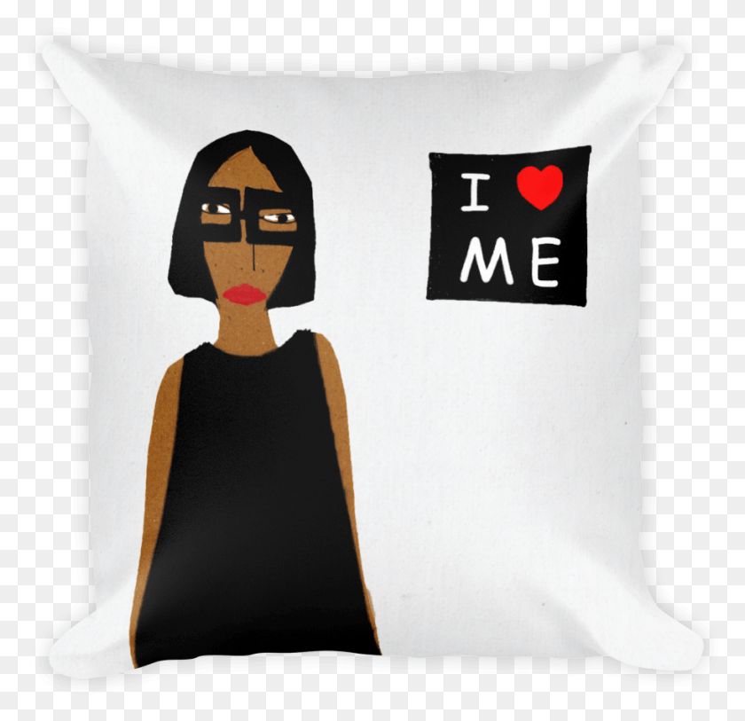 913x882 I Love Me Black Dress Cushion, Pillow, Clothing, Apparel HD PNG Download