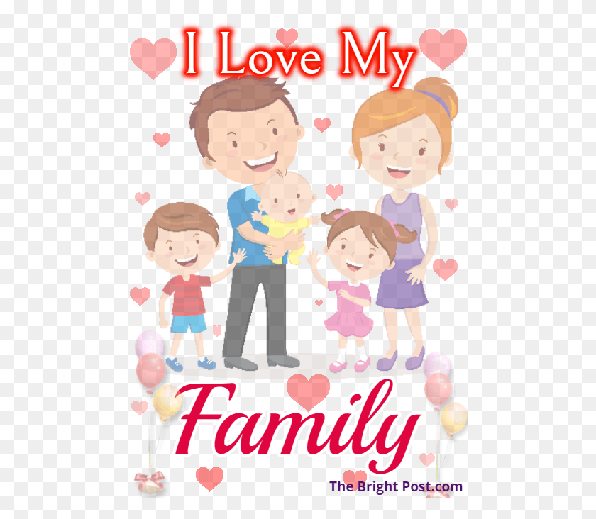 480x672 I Love My Family Images Family Of 5 Clipart, People, Person, Human HD PNG Download