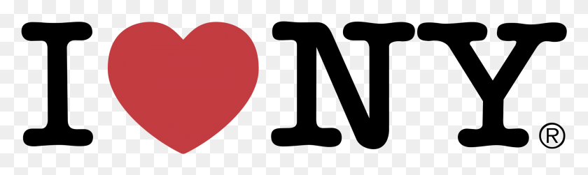 2191x537 Descargar Png I Love New York Logo Transparente Amor New York, Plectro Hd Png
