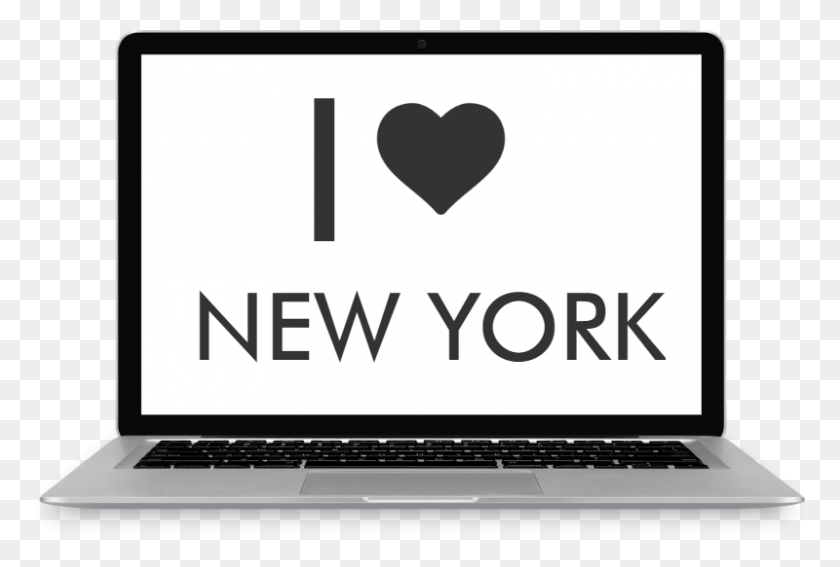 800x521 I Love New York Netbook, Pc, Computer, Electronics HD PNG Download