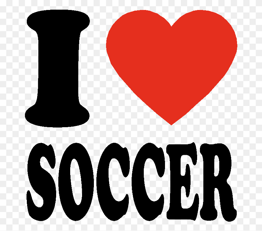 682x681 I Love Soccer Quotes Clip Art, Heart, Balloon, Ball HD PNG Download