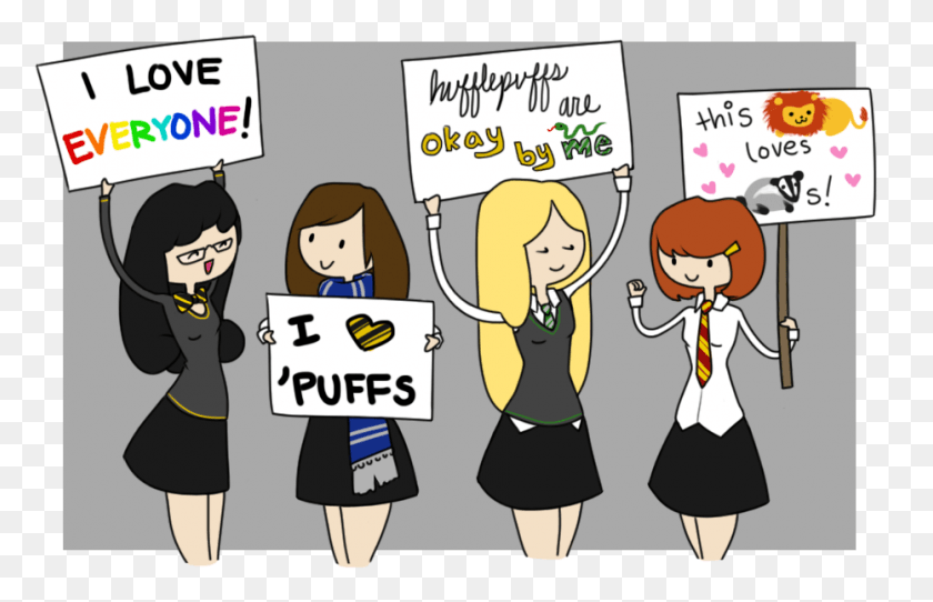 931x576 I Lt3 Hufflepuffs Promo Art By Ginny Ok So I Took Quizzes Hufflepuff And Gryffindor Love, Comics, Book, Manga HD PNG Download