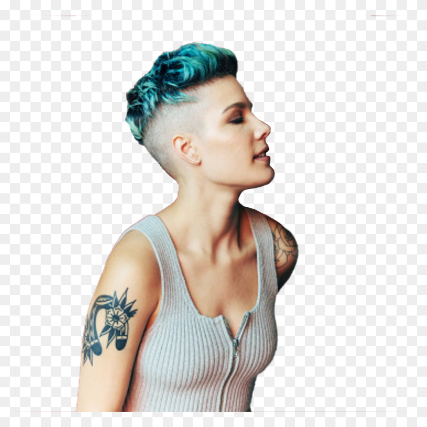 1000x1000 I Made Some Transparent Halsey Icons That You Can Halsey No Background, Skin, Person, Clothing HD PNG Download