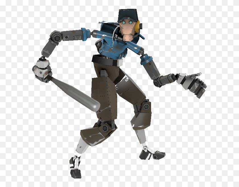 615x599 I Never Camp Hallways Robot Scout Tf2 Model, Toy HD PNG Download