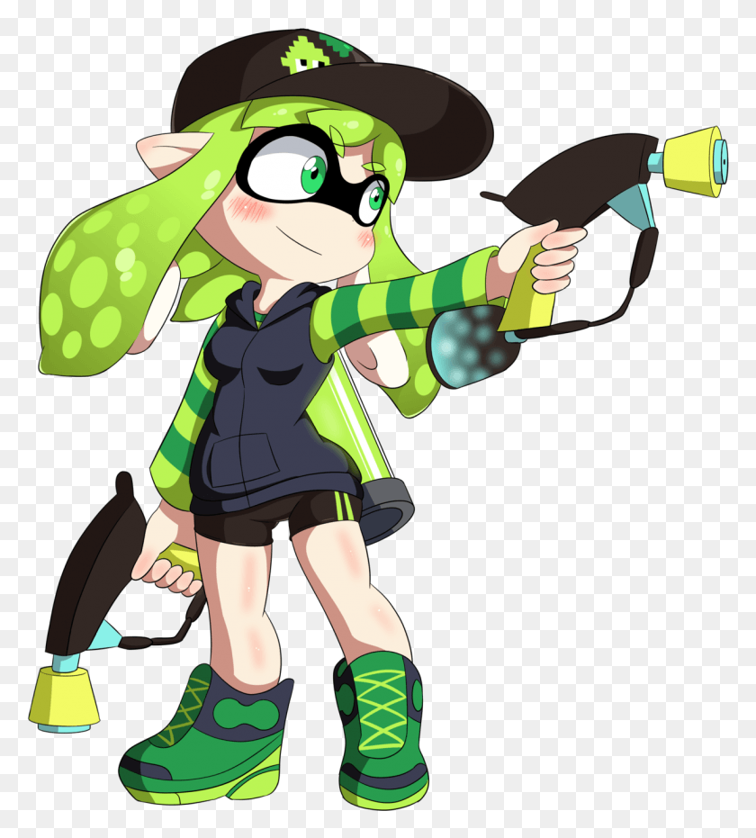 1225x1368 I Never Saw The Poses An Inkling Makes With The Dualies Inkling Dualies Poses, Person, Human, Costume HD PNG Download