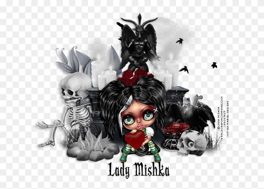 636x543 I Paired It Up With This Cute Voodoo Doll By Lady Mishka, Person, Human HD PNG Download