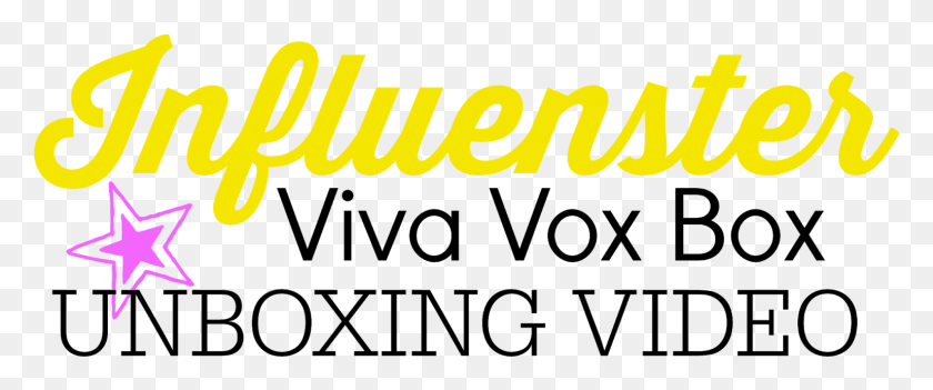 1536x575 I Recently Received The Viva Voxbox From Influenster Vista Magazine, Text, Word, Logo HD PNG Download