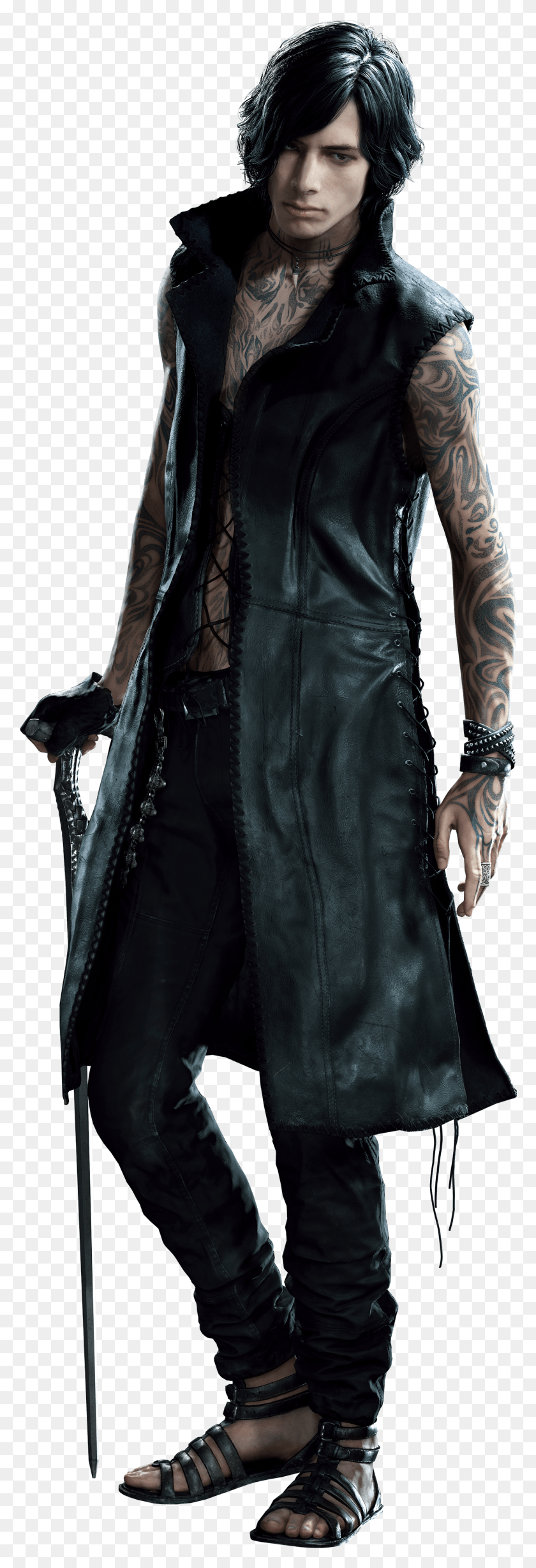 1382x4247 I Redd It Devil May Cry 5 V, Clothing, Apparel, Skin HD PNG Download