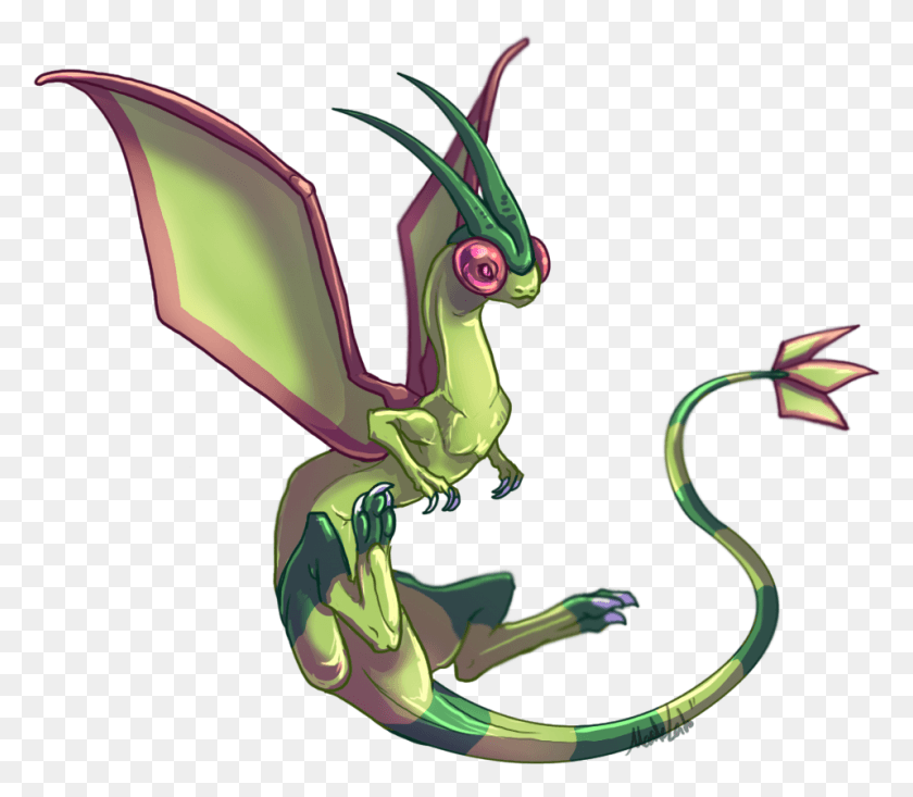 957x826 I Said I39d Draw Flygon And So I Did Flygon Pokemon, Dragon, Wasp, Bee HD PNG Download